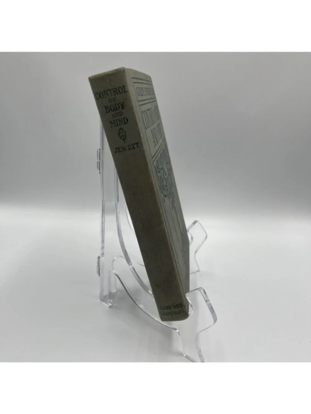 Gulick Hygiene Series Control Of Body And Mind 1908 frances Jewett Hardcover